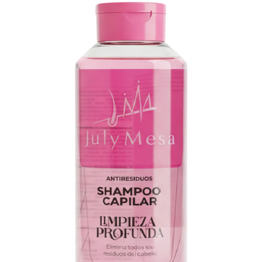 Medio Plano De Producto De Shampoo Capilar Limpieza Profunda En July Mesa Alisados Y Belleza Capilar